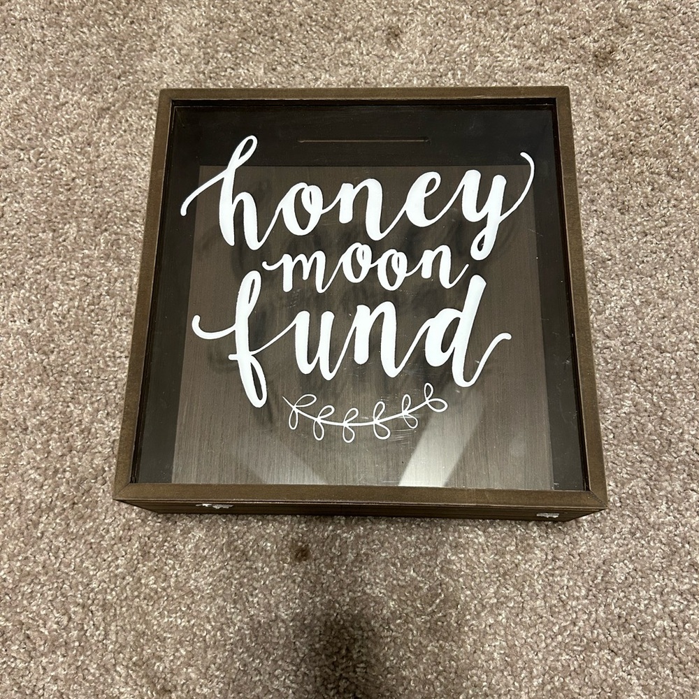 COPY - Honeymoon Fund Wood Box